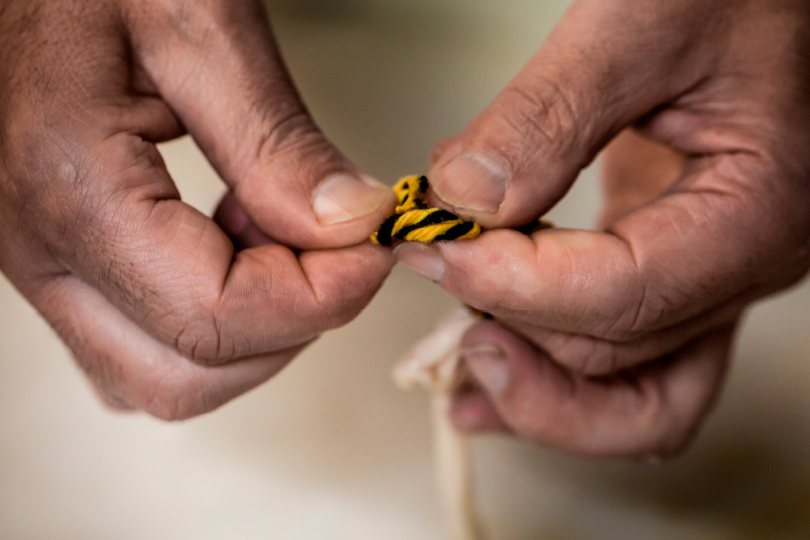 Casa Riera Ordeix cordills des ficelles en coton qui identifient les produits